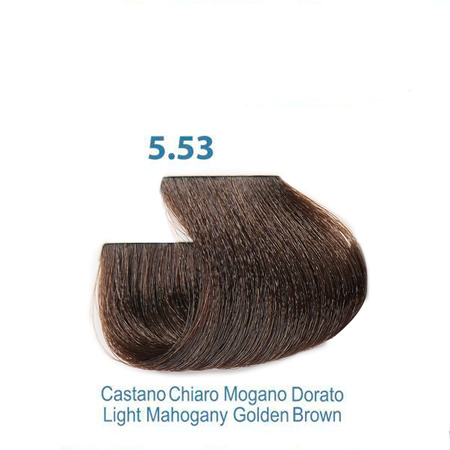 Silky Dressing Bez Amoniaku 5.53- Jasny Mahoniowy Złoty Brąz 100ml
